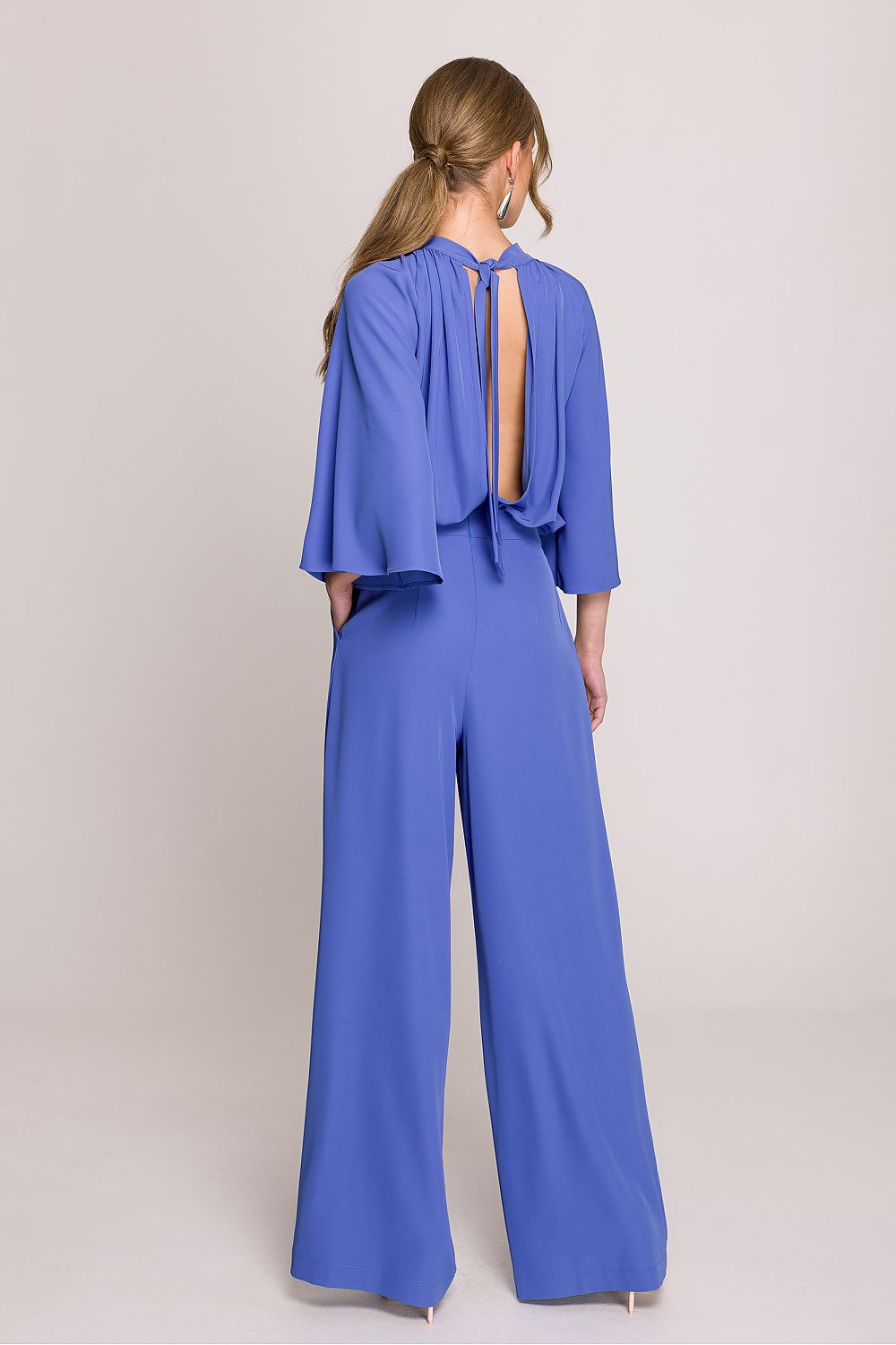 Dress Stylove til dame fra MS StyleHaven, laget av polyester; Elastan-1, farge Rosa, størrelse M, med long; sleeveless; 3-4 ermer, perfekt til casual; dress