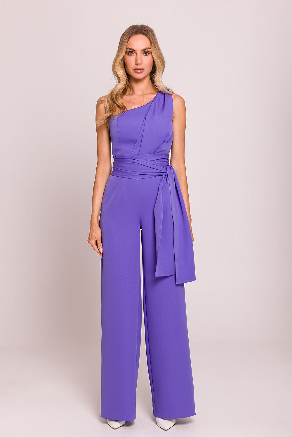 En skulder Jumpsuit - Moe til dame fra MS StyleHaven, laget av polyester, farge Brun, størrelse M, med sleeveless ermer, perfekt til dress