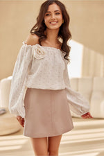 Solea – romantisk bluse med spansk inspirasjon fra Roco Fashion fra MS StyleHaven, størrelse 36, med long, bukselengde long, kjolelengde maxi, kjolestil flared; gown