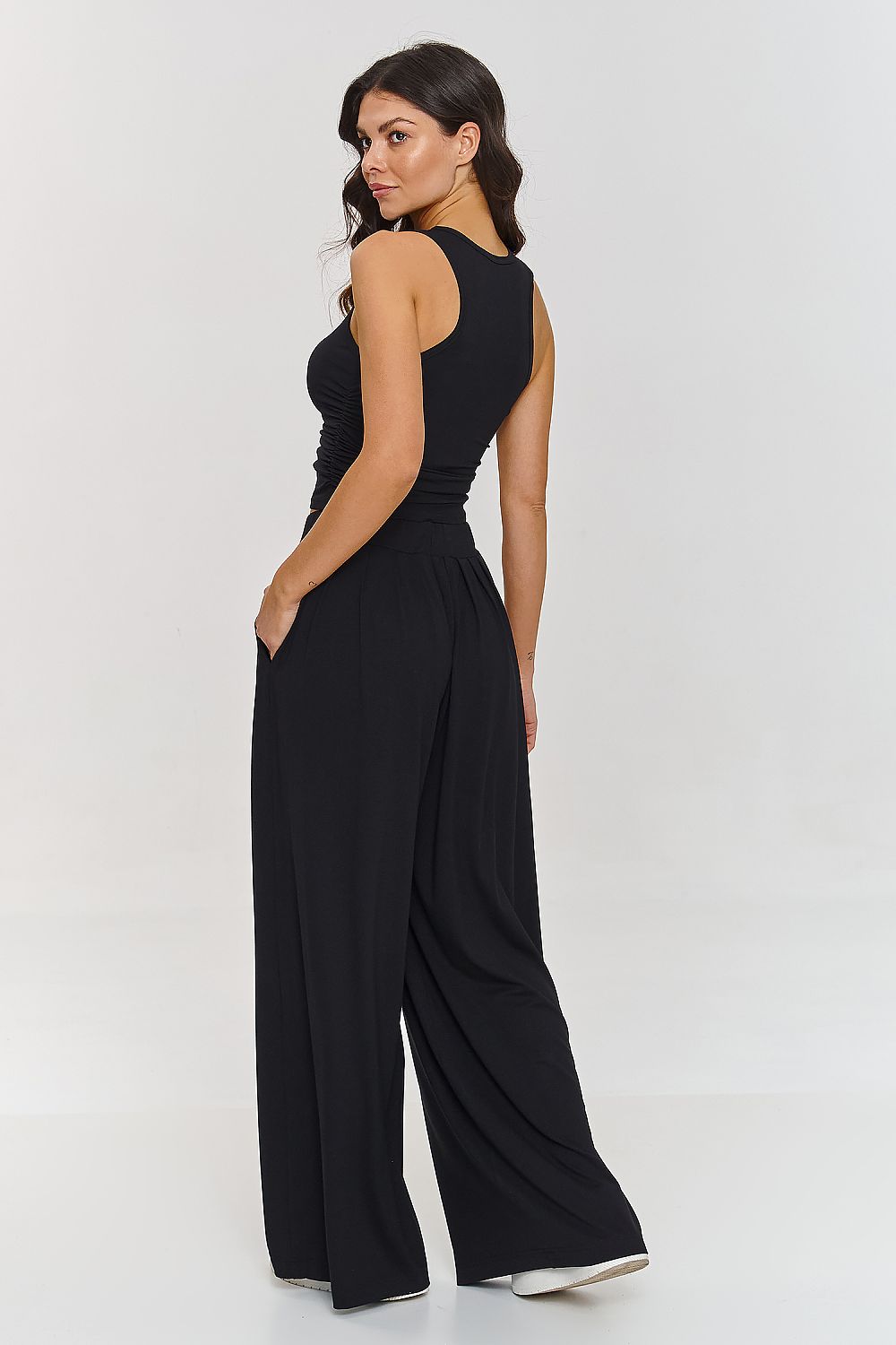 Sett Makadamia til dame fra MS StyleHaven, laget av Viskose, farge Grønn, størrelse 42, med short ermer, perfekt til casual; dress