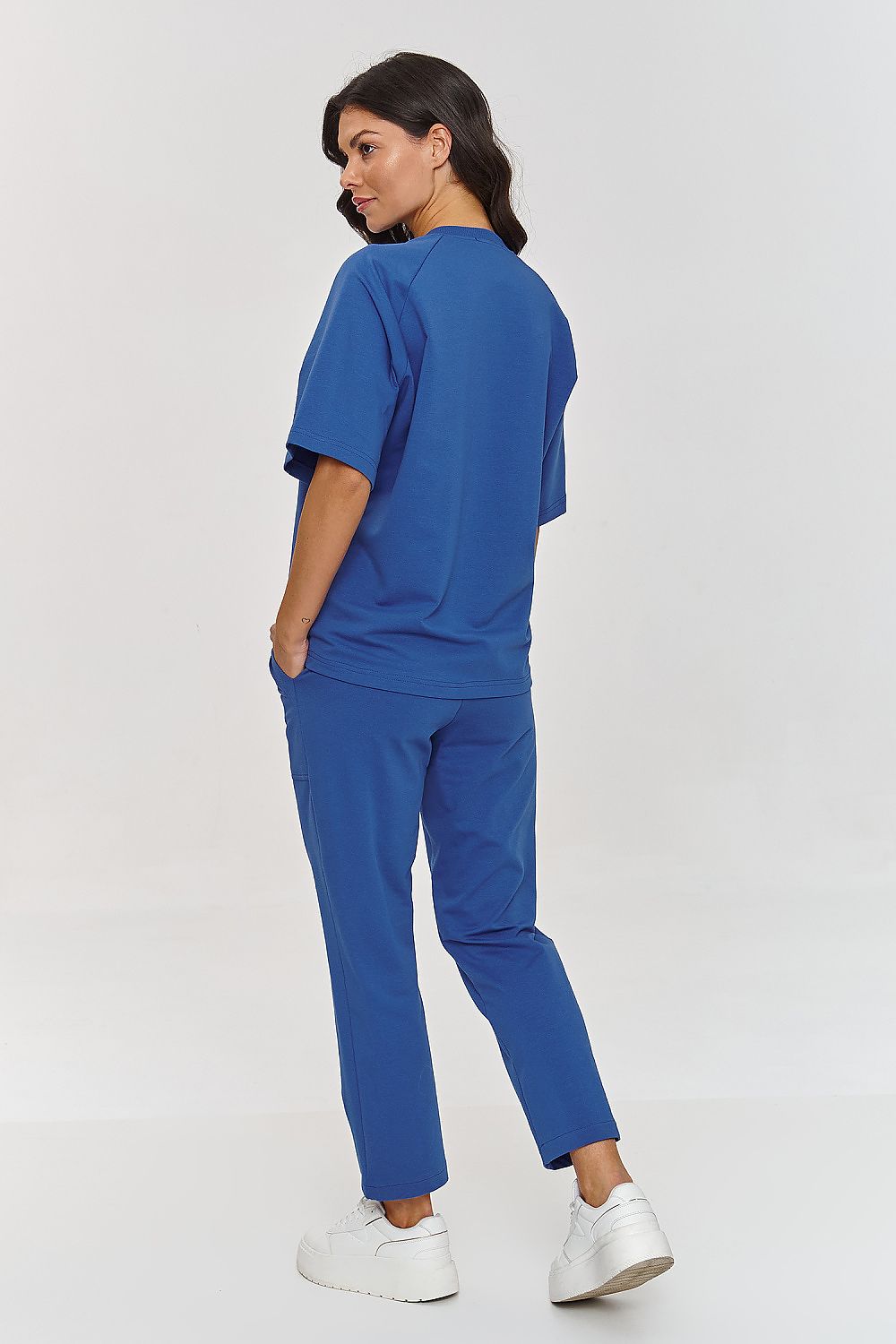 Sett Makadamia til dame fra MS StyleHaven, laget av Bomull, farge Rosa, størrelse 42, med sleeveless; 3-4 ermer, perfekt til casual; dress