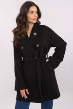 Frakk - Och Bella til dame fra MS StyleHaven, laget av polyester, farge beige, størrelse XL, med long ermer, perfekt til casual; dress