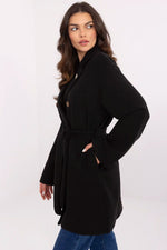 Frakk - Och Bella til dame fra MS StyleHaven, laget av polyester, farge Svart, størrelse s, med long ermer, perfekt til casual; dress