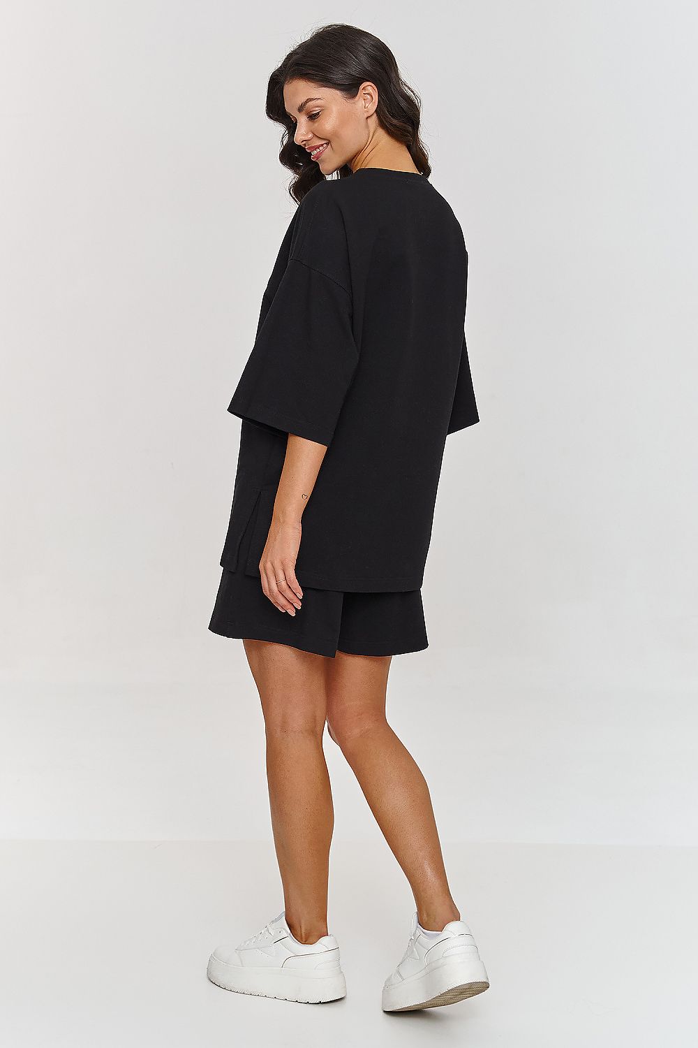 Sett Makadamia til dame fra MS StyleHaven, laget av Bomull; Elastan-1, farge Brun, størrelse 42, med sleeveless ermer, perfekt til casual; dress