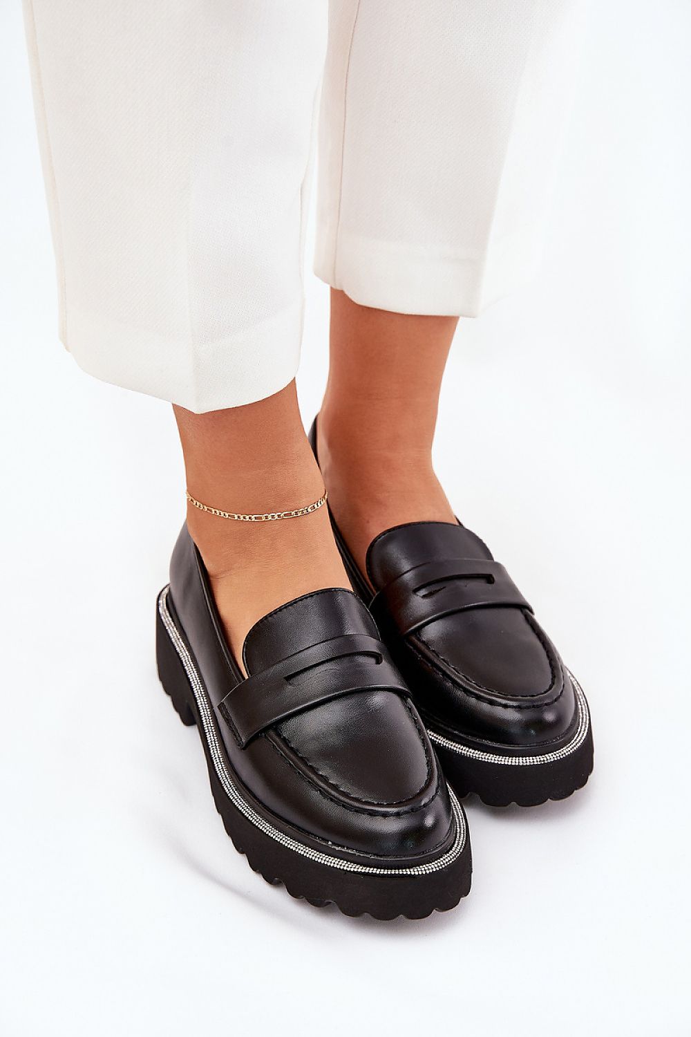 Mocassin Step in Style til dame fra MS StyleHaven, laget av Bomull, farge beige, størrelse 41, med short ermer, perfekt til casual