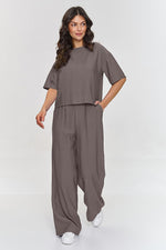 Sett Makadamia til dame fra MS StyleHaven, laget av Polyamid; rayon, farge Svart, størrelse 36, med sleeveless ermer, perfekt til casual; dress