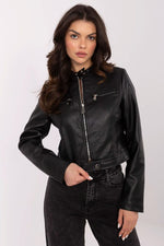 Jakke NM til dame fra MS StyleHaven, laget av rayon; Lin, farge Svart, størrelse s, med short ermer, perfekt til casual; dress
