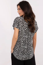 Bluse Sublevel til dame fra MS StyleHaven, laget av Viskose, farge Rosa, størrelse XL, med short ermer, perfekt til casual; dress