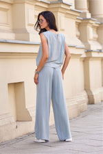 Damebukser Roco Fashion til dame fra MS StyleHaven; stÃ¸rrelse 36; med short; bukselengde long; kjolelengde mini; kjolestil wrap