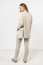 Jakke awama til dame fra MS StyleHaven, laget av Viskose, farge beige, størrelse M, med short ermer, perfekt til casual; dress