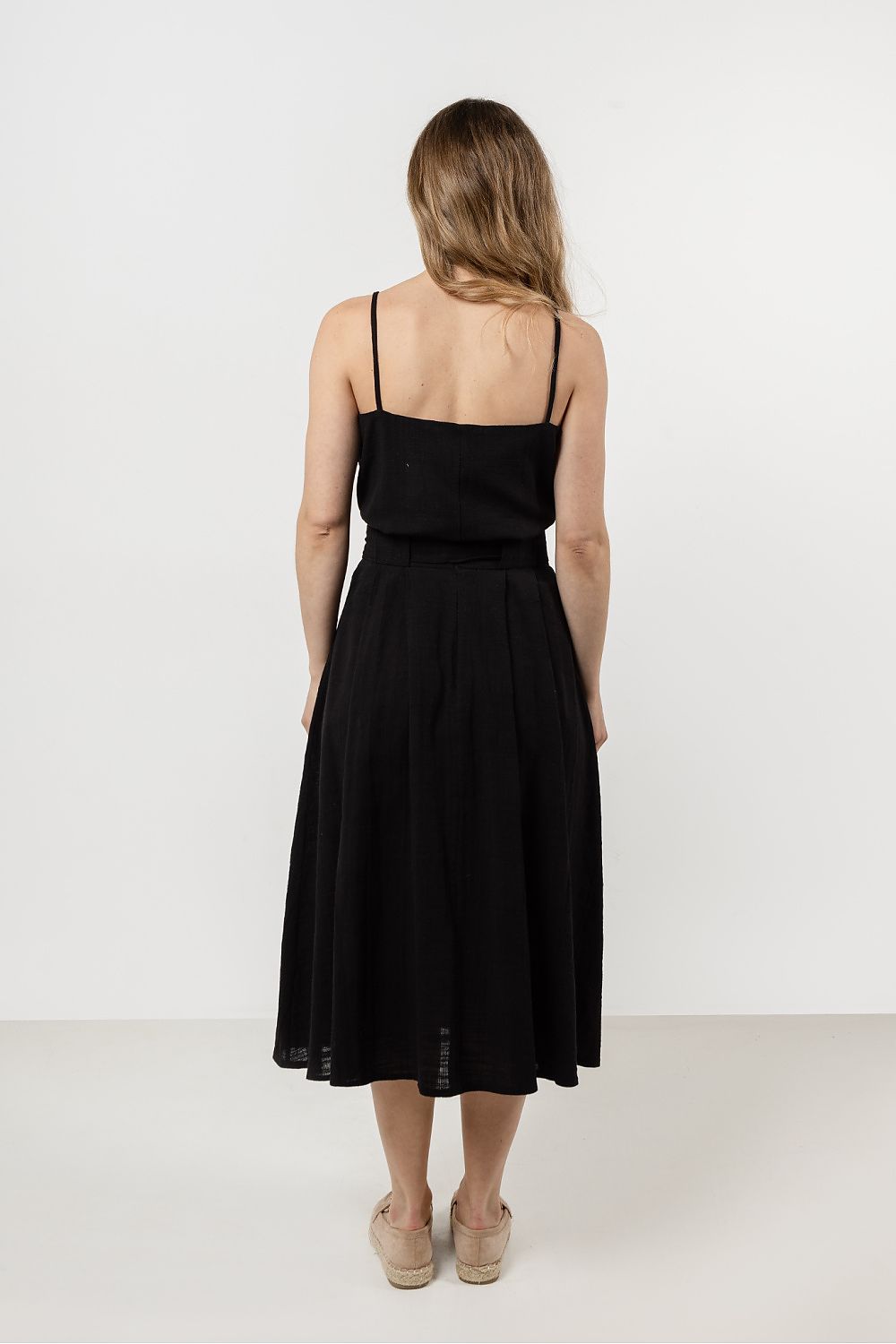 Topp awama til dame fra MS StyleHaven, laget av Bomull, farge Svart, størrelse M, med short ermer, perfekt til casual; dress