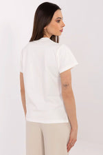 T-skjorte - FP til dame fra MS StyleHaven, størrelse L, med short, bukselengde long, kjolelengde mini, kjolestil wrap