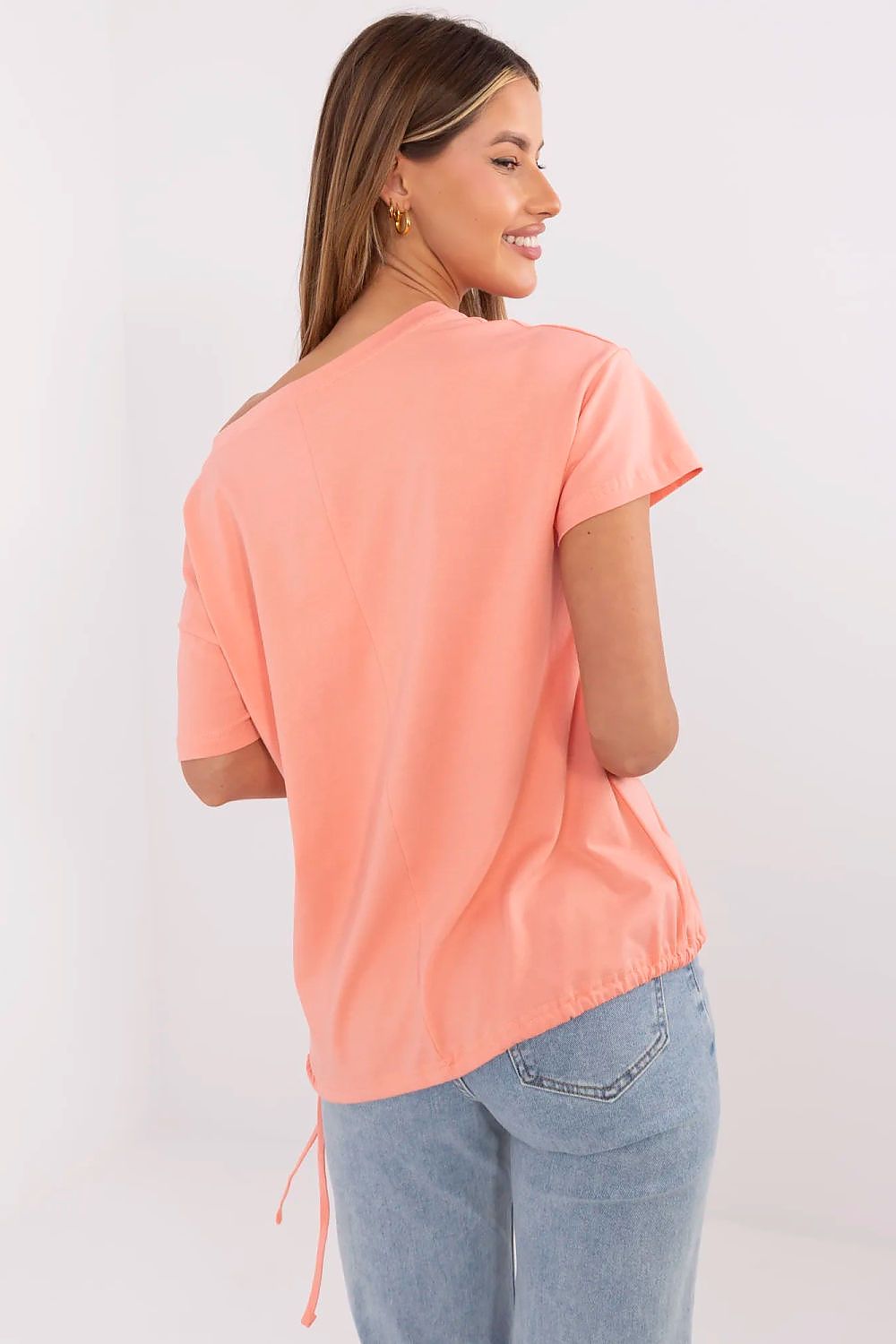 Casual T-skjorte til Dame - FP til dame fra MS StyleHaven, størrelse XL, med short, bukselengde long, kjolelengde mini, kjolestil wrap