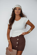 Bluse LaBalancia til dame fra MS StyleHaven; laget av Viskose; farge beige 2; stÃƒÂ¸rrelse M/L; med short ermer; perfekt til dress