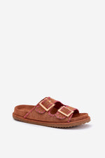 Flip-flops Step in Style til dame fra MS StyleHaven, laget av Bomull, farge beige, størrelse 40, med short ermer, perfekt til dress; casual