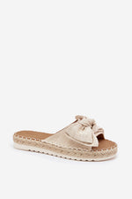Flip-flops Step in Style til dame fra MS StyleHaven, laget av Bomull, farge Brun, størrelse 40, med short ermer, perfekt til casual