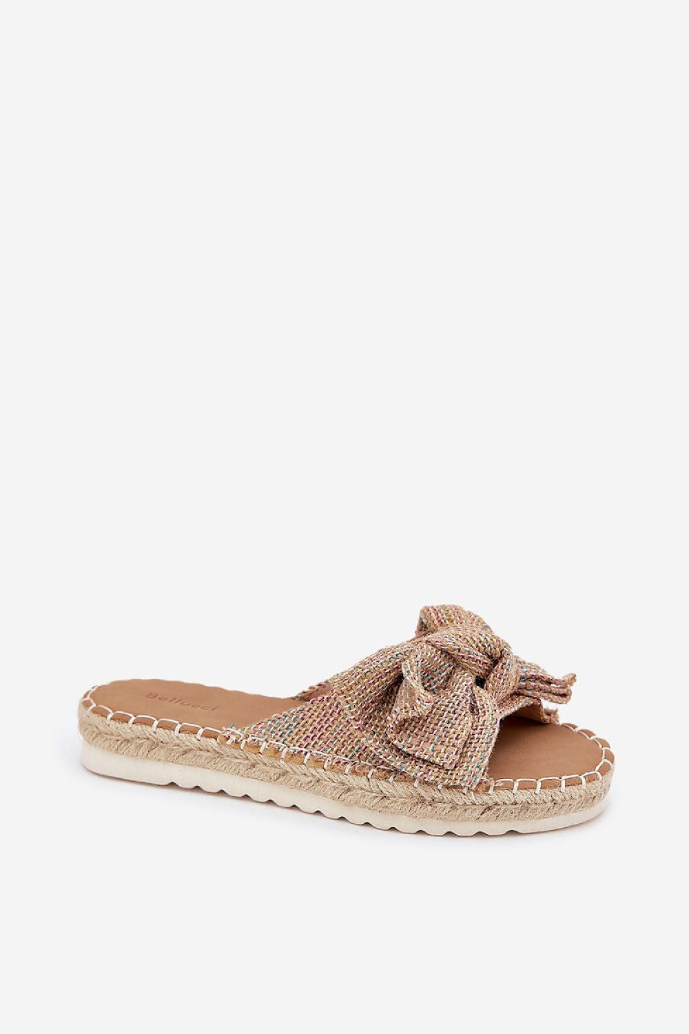 Flip-flops Step in Style til dame fra MS StyleHaven, laget av Bomull, farge beige, størrelse 37, med short ermer, perfekt til casual