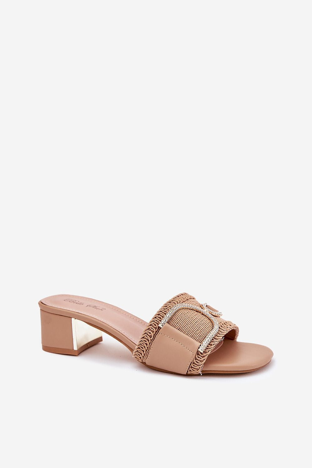 Flip-flops Step in Style til dame fra MS StyleHaven, laget av Bomull, farge beige, størrelse 37, med short ermer, perfekt til casual