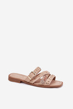 Flip-flops Step in Style til dame fra MS StyleHaven, laget av Bomull, farge Hvit, størrelse 40, med short ermer, perfekt til casual