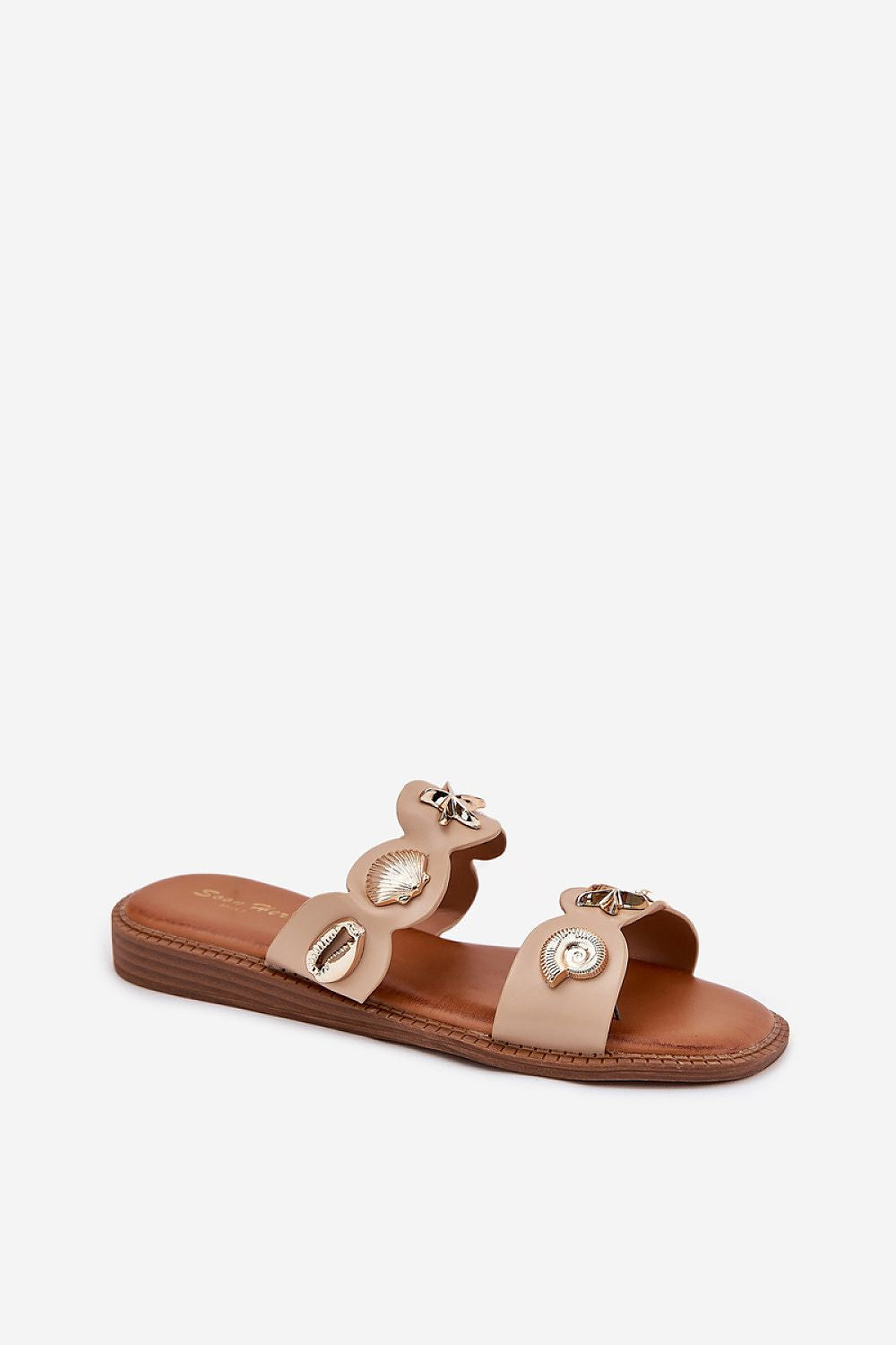 Flip-flops Step in Style til dame fra MS StyleHaven, laget av Bomull, farge Oransje, størrelse 40, med short ermer, perfekt til casual