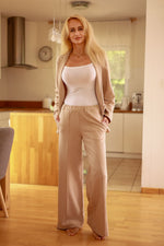 Damebukser Mirale til dame fra MS StyleHaven, laget av Bomull, farge Rosa, størrelse XL, med long ermer, perfekt til dress
