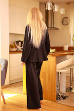 Jakke Mirale til dame fra MS StyleHaven, laget av Bomull; Elastan-1, farge Svart, størrelse M, med long ermer, perfekt til dress