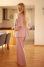 Jakke Mirale til dame fra MS StyleHaven, laget av Bomull; Elastan-1, farge Rosa, størrelse s, med long ermer, perfekt til dress