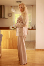 Jakke Mirale til dame fra MS StyleHaven, laget av Bomull; Elastan-1, farge Rosa, størrelse XXL, med long ermer, perfekt til dress