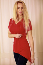 Bluse Mirale til dame fra MS StyleHaven, laget av Viskose, farge Svart, størrelse XXL, med short ermer, perfekt til dress