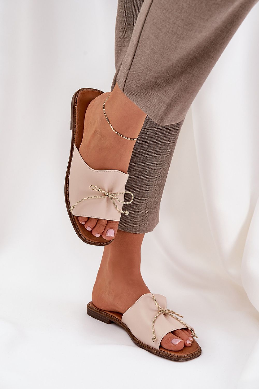 Flip-flops Step in Style til dame fra MS StyleHaven, laget av Bomull, farge Svart, størrelse 41, med short ermer, perfekt til casual