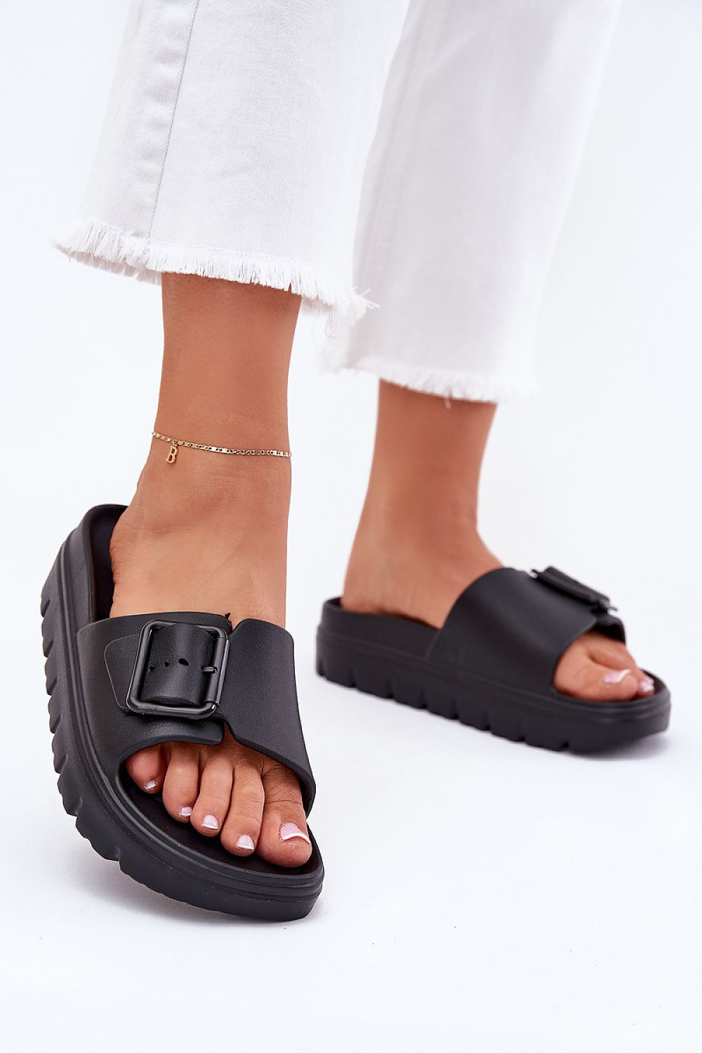 Flip-flops Step in Style til dame fra MS StyleHaven, laget av Bomull, farge Grønn, størrelse 39, med short ermer, perfekt til casual