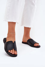 Flip-flops Step in Style til dame fra MS StyleHaven, laget av Bomull, med detaljer i synthetic, farge Svart, størrelse 36, med short ermer, hælhøyde flat, skostørrelse 36; 37; 38; 39; 40; 41, perfekt til casual