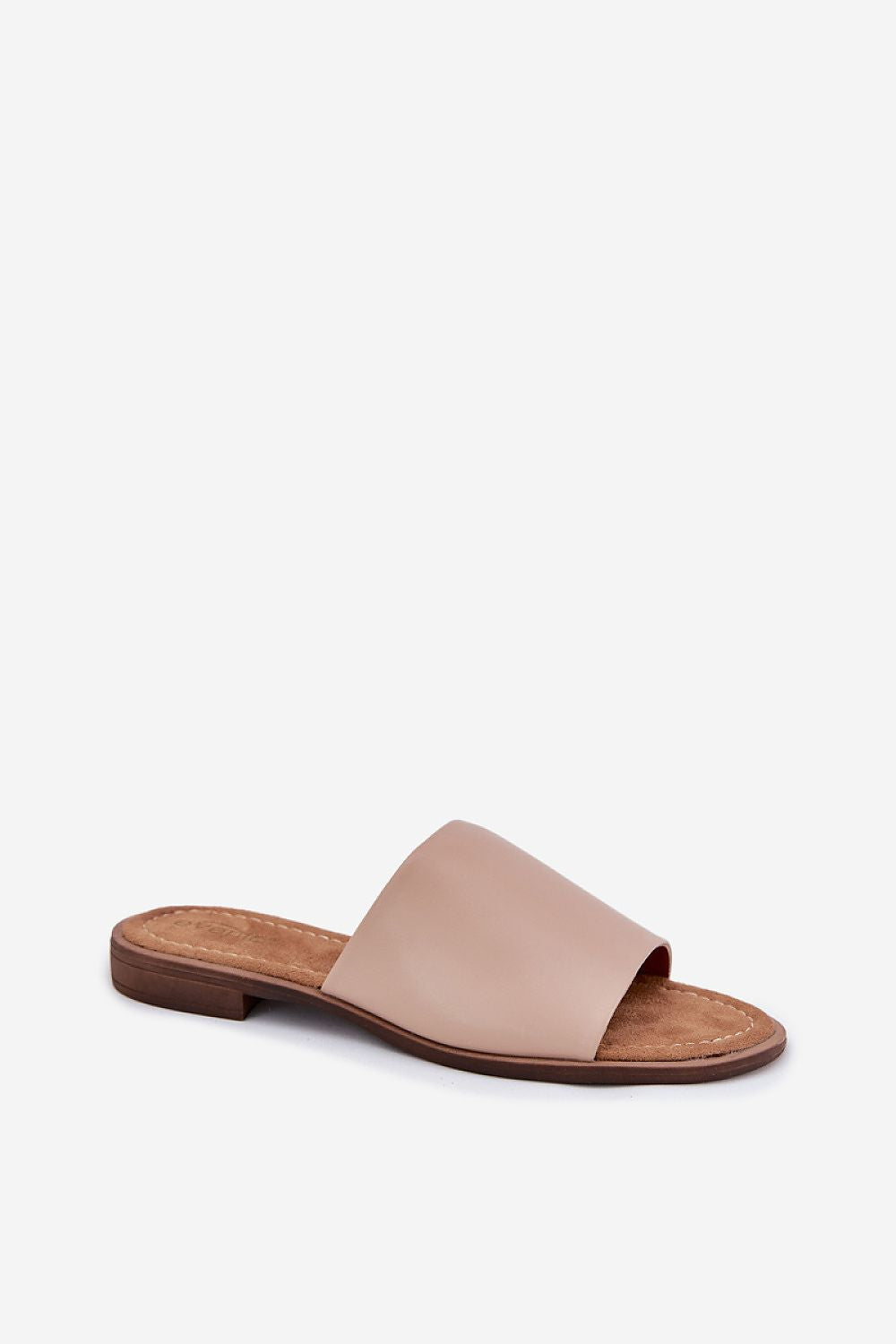 Flip-flops Step in Style til dame fra MS StyleHaven, laget av Bomull, farge beige, størrelse 37, med short ermer, perfekt til casual