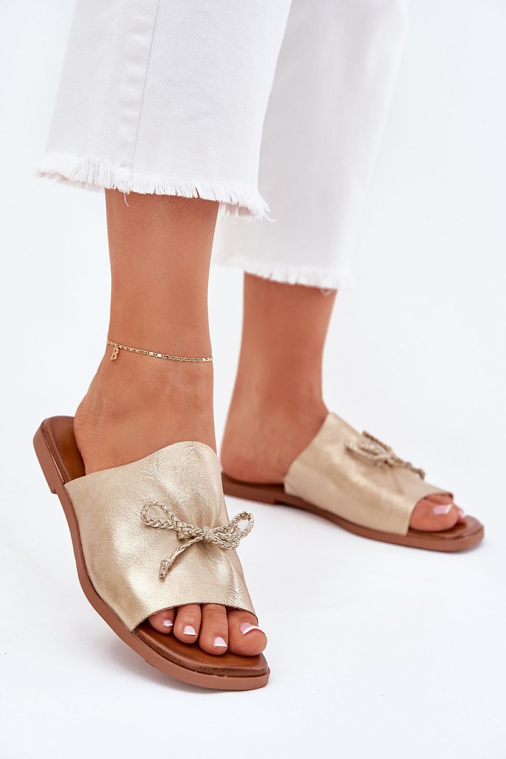Flip-flops Step in Style til dame fra MS StyleHaven, laget av Bomull, farge Grå, størrelse 39, med short ermer, perfekt til casual