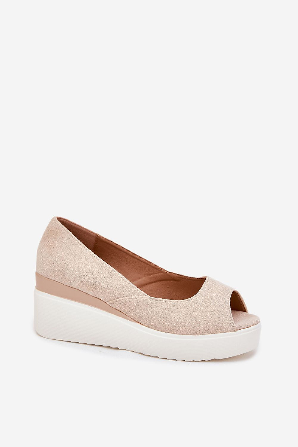Buskin Step in Style til dame fra MS StyleHaven, laget av Bomull, farge beige, størrelse 37, med short ermer, perfekt til casual