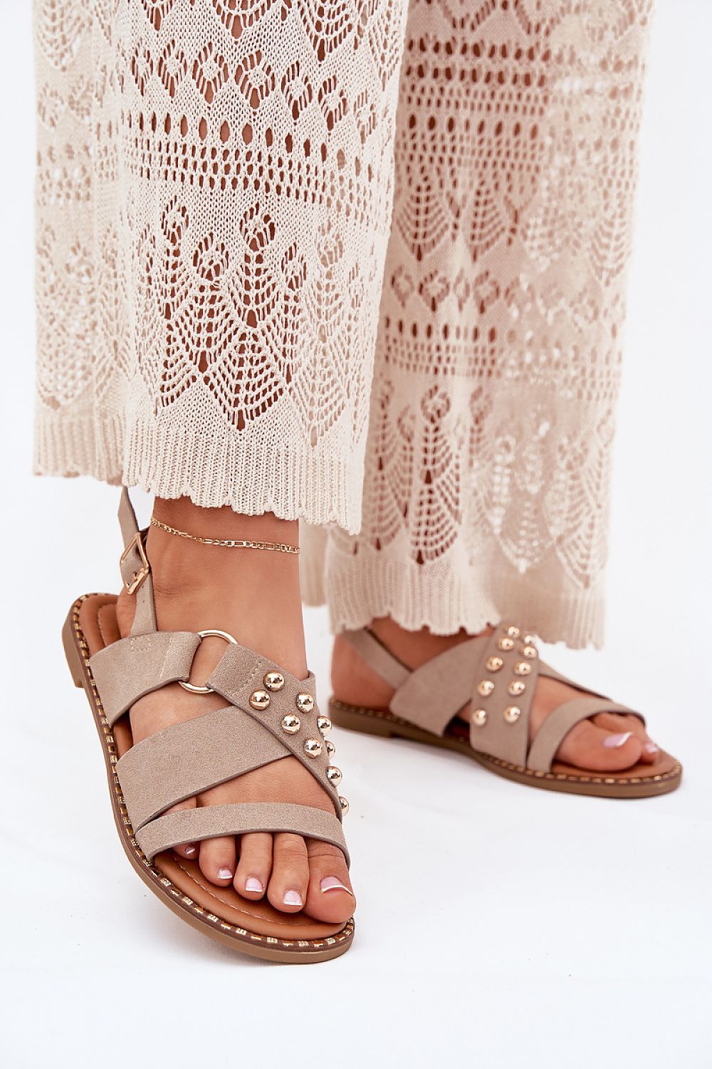 Sandaler Step in style til dame fra MS StyleHaven, laget av Bomull, farge Svart 2, størrelse 36, med short ermer, perfekt til casual; dress
