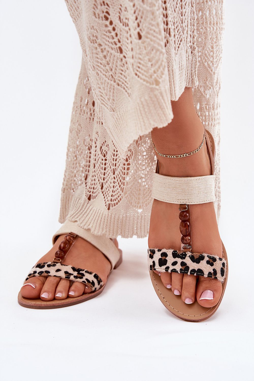 Sandaler Step in style til dame fra MS StyleHaven, laget av Bomull, farge Brun, størrelse 39, med short ermer, perfekt til casual