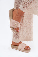 Flip-flops Step in Style til dame fra MS StyleHaven, laget av Bomull, farge Rosa, størrelse 41, med short ermer, perfekt til casual
