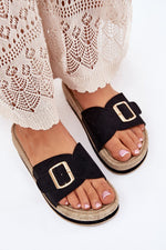 Flip-flops Step in Style til dame fra MS StyleHaven, laget av Bomull, farge beige, størrelse 41, med short ermer, perfekt til casual