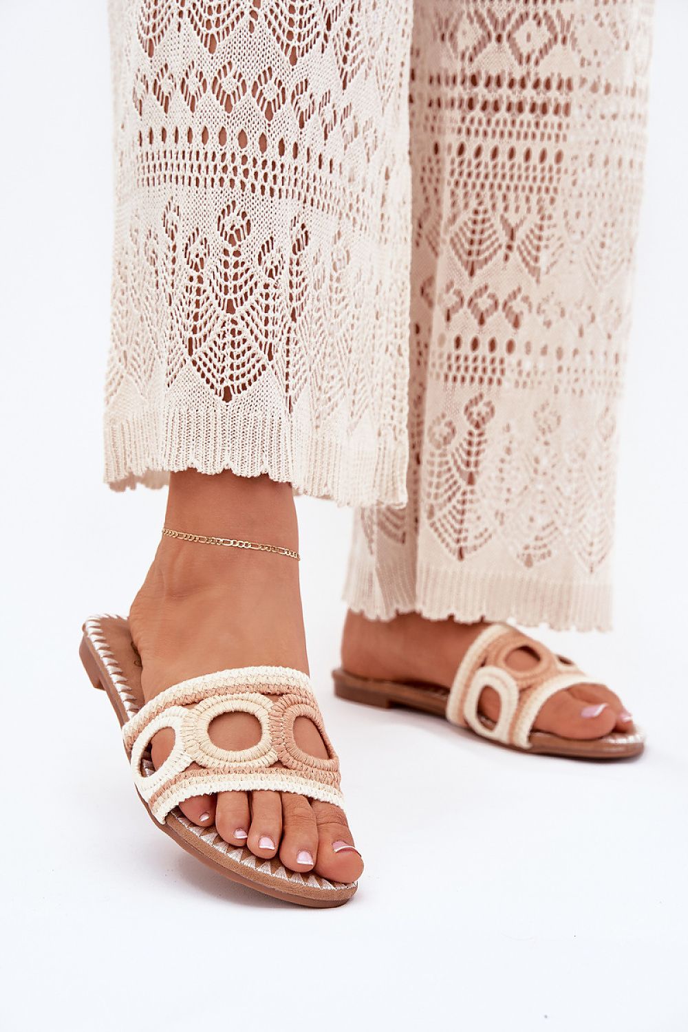 Flip-flops Step in Style til dame fra MS StyleHaven, laget av Bomull, farge Svart, størrelse 41, med short ermer, perfekt til casual