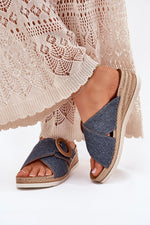 Flip-flops Step in Style til dame fra MS StyleHaven, laget av Bomull, farge Brun, størrelse 38, med short ermer, perfekt til casual