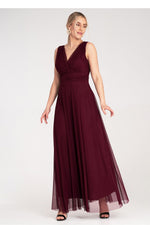 Cocktailkjole Figl til dame fra MS StyleHaven, laget av polyester, farge Rosa, størrelse S/M, med sleeveless ermer, perfekt til dress