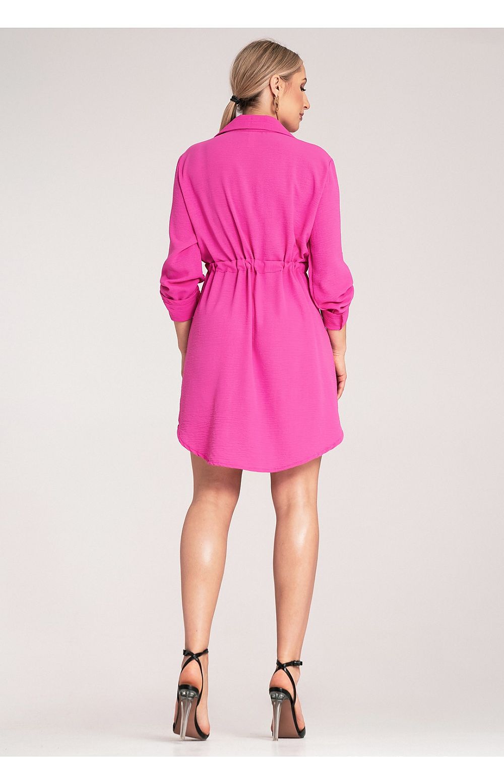 Dagkjole Figl til dame fra MS StyleHaven, laget av polyester, farge Blå, størrelse S/M, med 45720 ermer, perfekt til dress