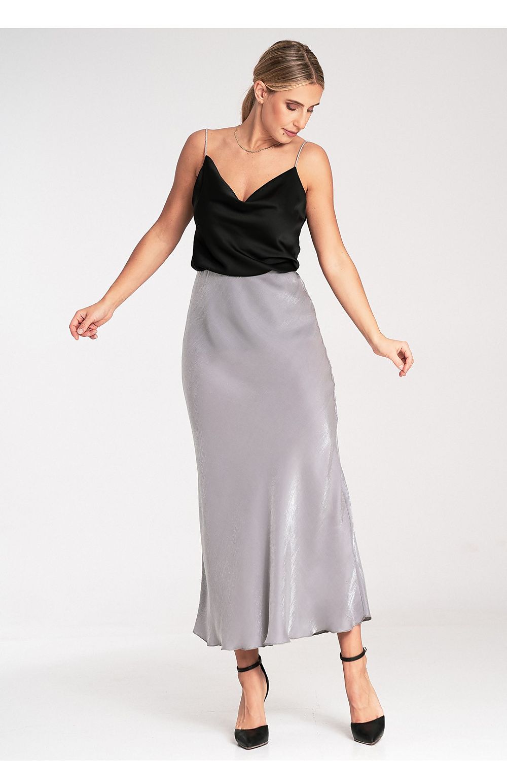 Topp Figl til dame fra MS StyleHaven, laget av polyester, farge Grønn, størrelse S/M, med sleeveless ermer, perfekt til dress
