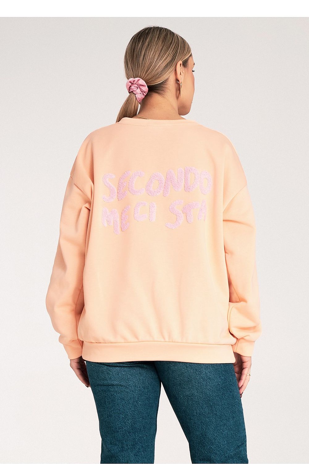 Genser Figl til dame fra MS StyleHaven, laget av Bomull; polyester, farge Grønn, størrelse S/M, med long ermer, perfekt til dress