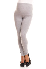 Serenity Maternity Leggings - PeeKaBoo til dame fra MS StyleHaven, laget av Elastan; Viskose, farge Grå, størrelse S/M, med long ermer, bukselengde long, perfekt til casual; dress