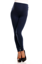 Serenity Maternity Leggings - PeeKaBoo til dame fra MS StyleHaven, laget av Elastan; Viskose, farge Marineblå, størrelse XXL, med long ermer, perfekt til casual; dress