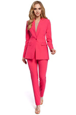 Jakke Moe til dame fra MS StyleHaven, laget av polyester; Viskose, farge Marineblå, størrelse XXL, med long ermer, perfekt til casual; dress