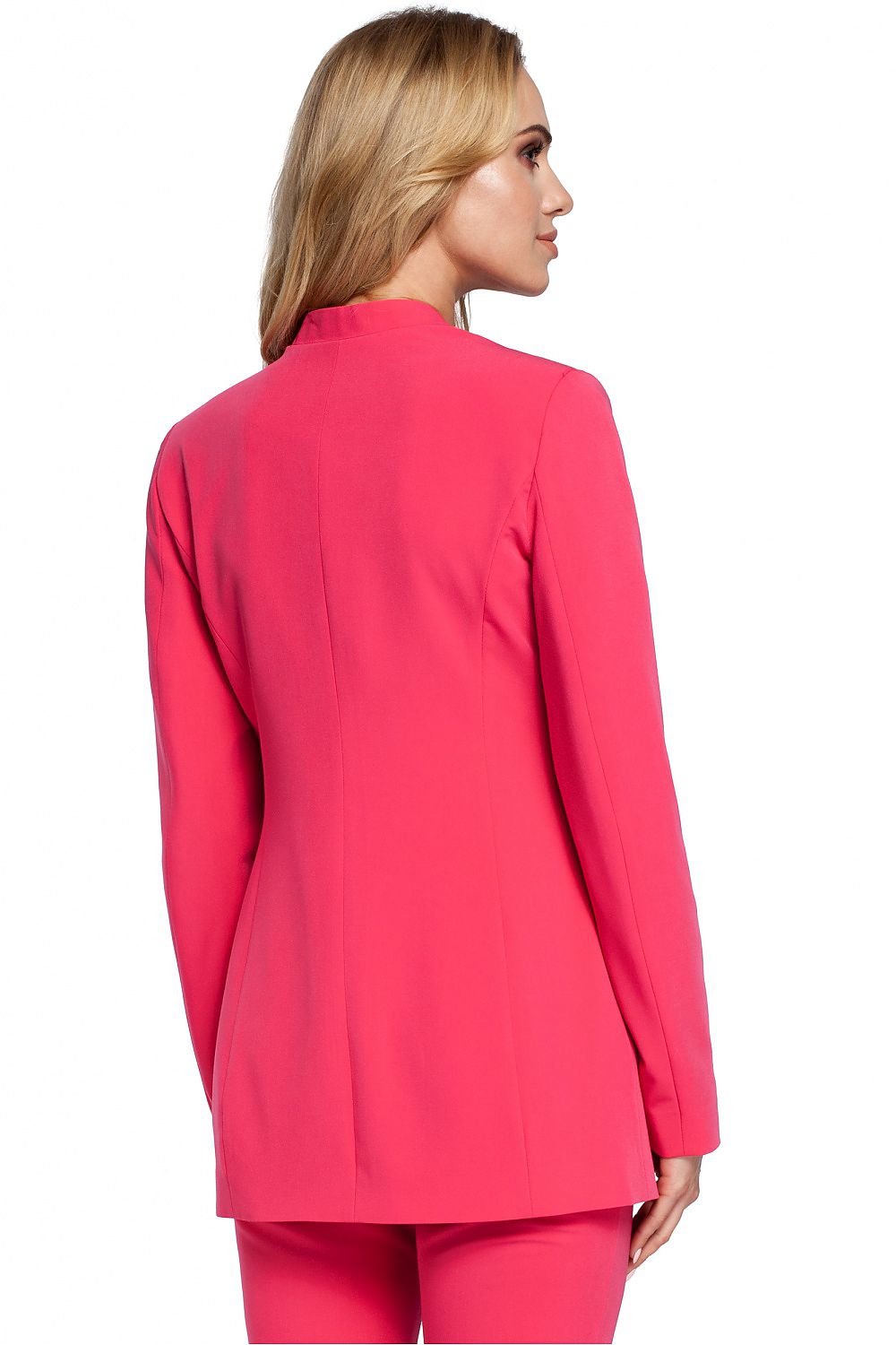 Jakke Moe til dame fra MS StyleHaven, laget av polyester; Viskose, farge Rosa, størrelse s, med long ermer, perfekt til casual; dress