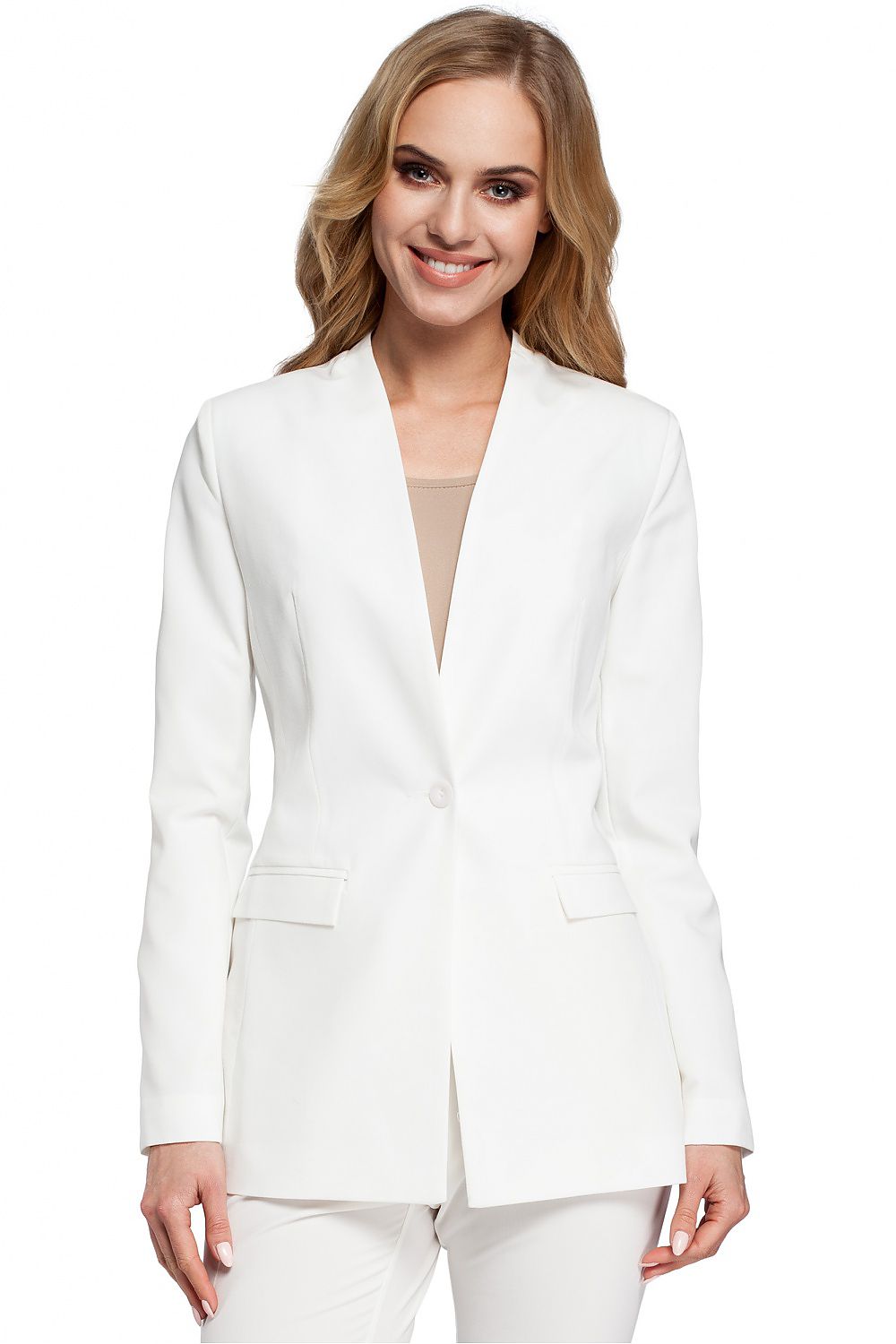 Jakke Moe til dame fra MS StyleHaven, laget av polyester; Viskose, farge Rosa, størrelse XXL, med long ermer, perfekt til casual; dress